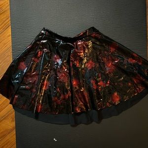 BlackMilk XS blood spatter skater skirt